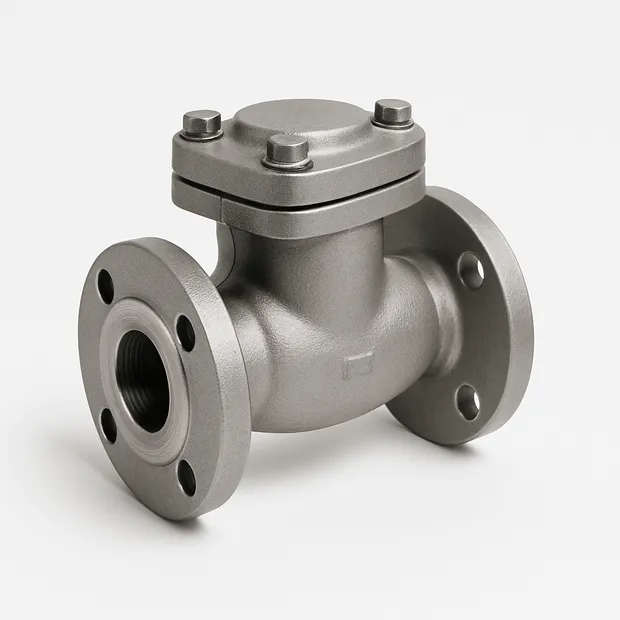 Клапан обратный подъемный нержавеющий муфтовый