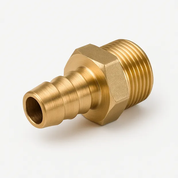 Штуцер бронзовый внахлестку промежуточный